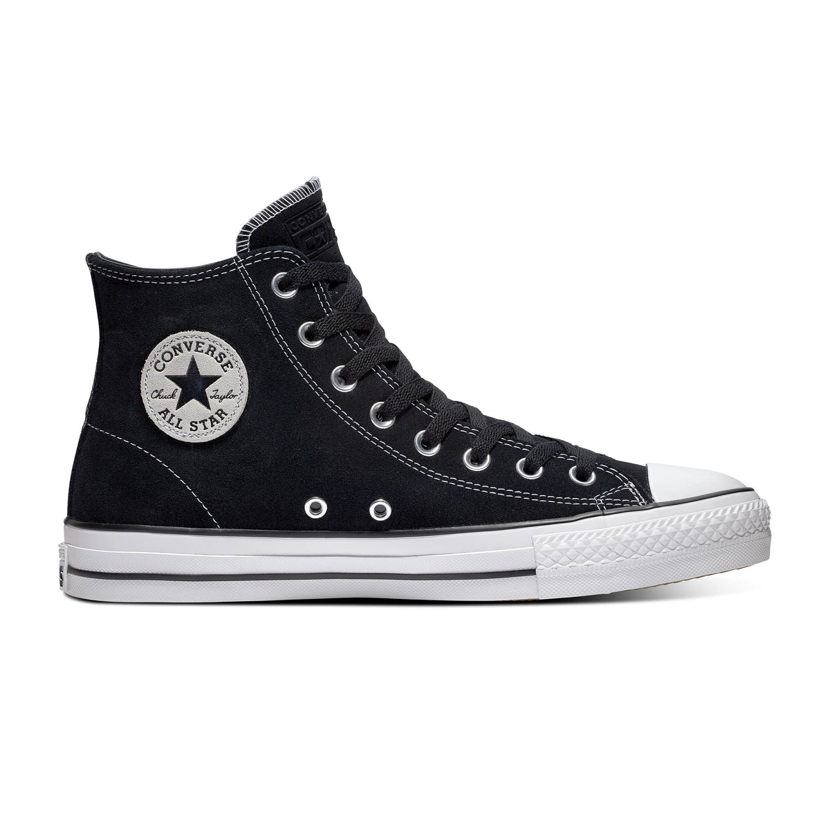 Converse Chuck Taylor All Star Pro Hi Skateboard Shoe - Black/Black/White