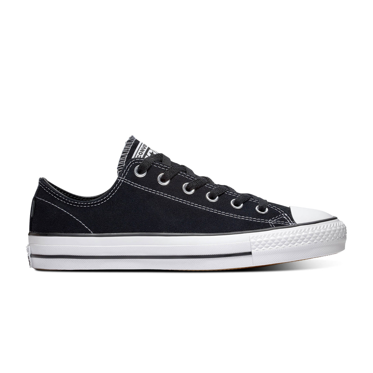 Converse Chuck Taylor All Star Pro Suede Skateboard Shoe - Black/Black/White