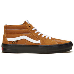 Vans Skate Grosso Mid Skateboard Shoe - Pig Suede Brown/Black