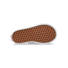 Vans Toddler Slip-On V Checkerboard Skateboard Shoes - Black/White
