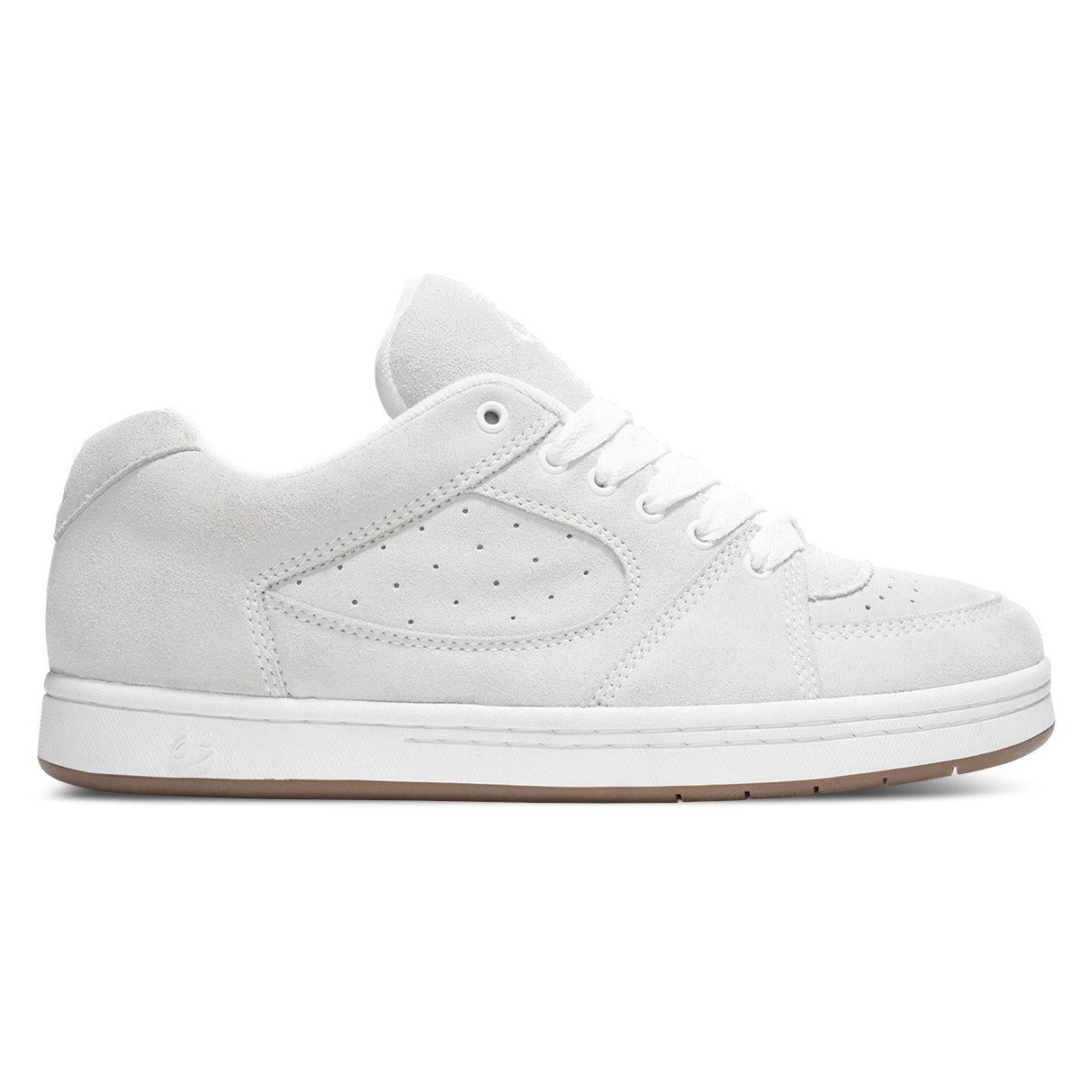 eS Accel OG Skateboard Shoe - White/Gum