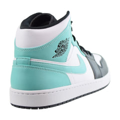 Jordan 1 Mid Men's Shoes White-Black-Tropical Twist