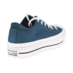 Converse Chuck Taylor All Star Lift Ox Women's Shoes Midnight Turq-White-Black