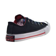 Converse Chuck Taylor All Star Ox Kids' Shoes Black-Ultra Red-White