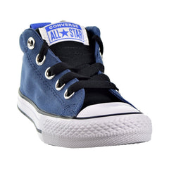 Converse Chuck Taylor All Star Street Mid Big Kids Shoes Mason Blue/Black/White