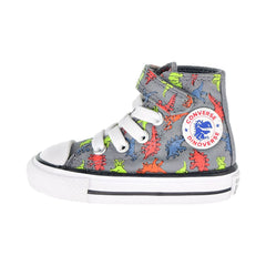 Converse Chuck Taylor AS Dinoverse Hook And Loop Toddler Shoes Cool Grey-Black
