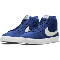 Nike SB Blazer Mid Skate Shoe - Deep Royal Blue/Sail-Deep Royal Blue