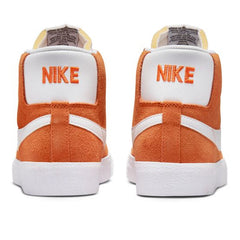 Nike SB Blazer Mid Skate Shoe - Safety Orange/White-Safety Orange-White