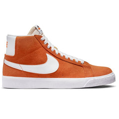 Nike SB Blazer Mid Skate Shoe - Safety Orange/White-Safety Orange-White