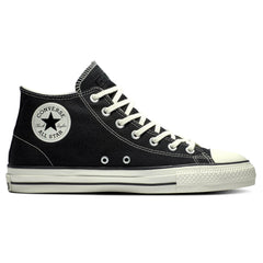 Converse Chuck Taylor All Star Pro Mid Top Skateboard Shoe - Black/Black/Egret