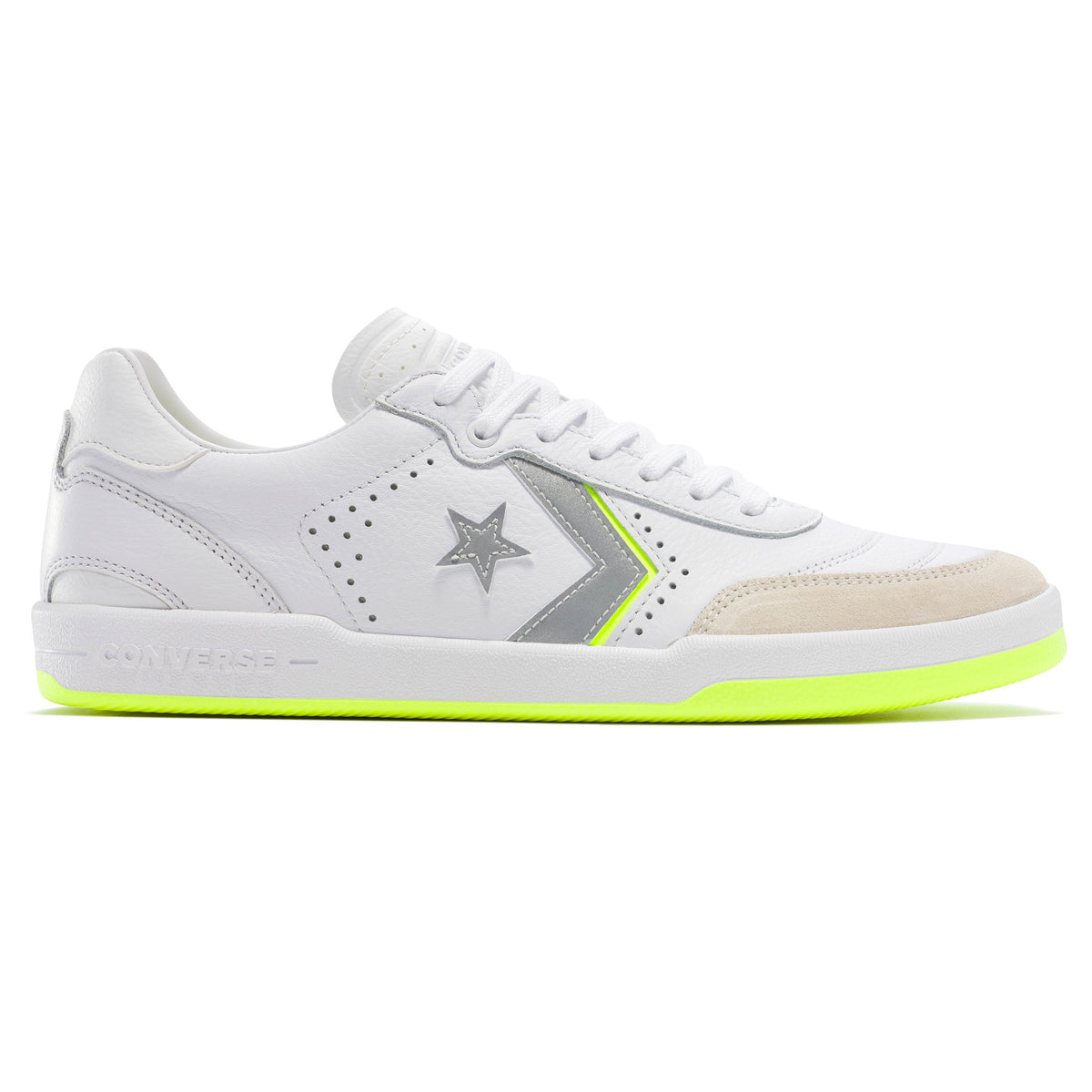 Converse Louie Lopez Pro Ox 2 Skateboard Shoe - White/White/Volt