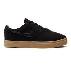 Nike SB Little Kids Check Canvas Skateboard Shoe - Black/Black-Gum Light Brown
