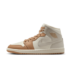 Women's Air Jordan 1 Mid "Tan Toe"