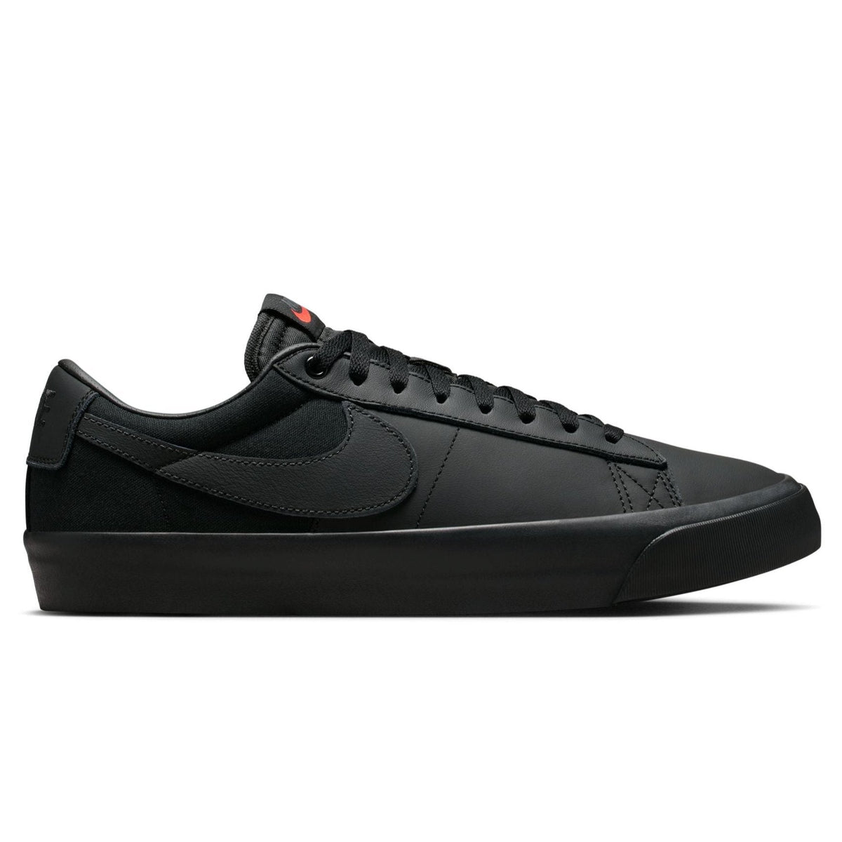 Nike SB Blazer Low Pro GT ISO Skateboard Shoe - Black/Black-Black-Black