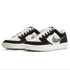 Nike SB Force 58 Skateboard Shoe - Black/Cool Grey-Summit White-Sail