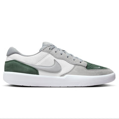 Nike SB Force 58 Skateboard Shoe - White/Silver-Fir-White