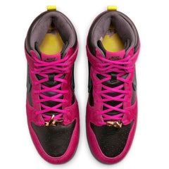 Nike SB Dunk High x Run The Jewels QS Skateboard Shoe - Active Pink/Black/Metallic Gold