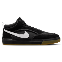Nike SB Leo Baker React Skateboard Shoe - Black/White-Black-Gum Light Brown