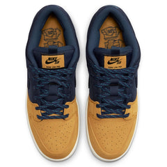 Nike SB Dunk Low Pro Premium Skateboard Shoe - Midnight Navy/Midnight Navy-Desert Ochre