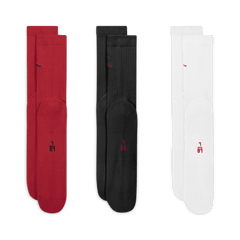 Jordan Everyday Crew Socks (3 pairs) "Multi-Color" (Unisex)