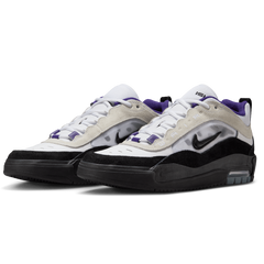Nike SB Air Max Ishod 2 Skateboard Shoe - White/Black-Court Purple-Black