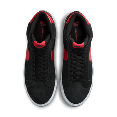Nike SB Blazer Mid Skate Shoe - Black/University Red-Black-White