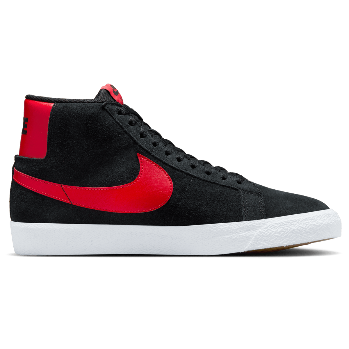 Nike SB Blazer Mid Skate Shoe - Black/University Red-Black-White