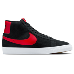 Nike SB Blazer Mid Skate Shoe - Black/University Red-Black-White
