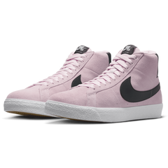 Nike SB Blazer Mid Skateboard Shoe - Pink Foam/Anthracite-White-Gum Yellow