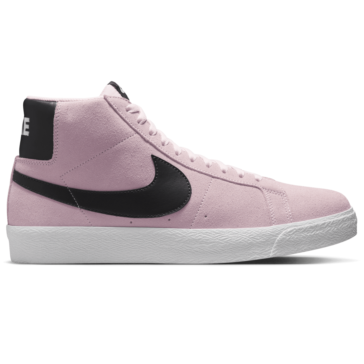 Nike SB Blazer Mid Skateboard Shoe - Pink Foam/Anthracite-White-Gum Yellow