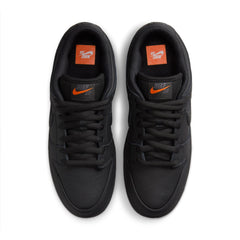 Nike SB Dunk Low Pro ISO Skateboard Shoe - Black/Black-Black-Black