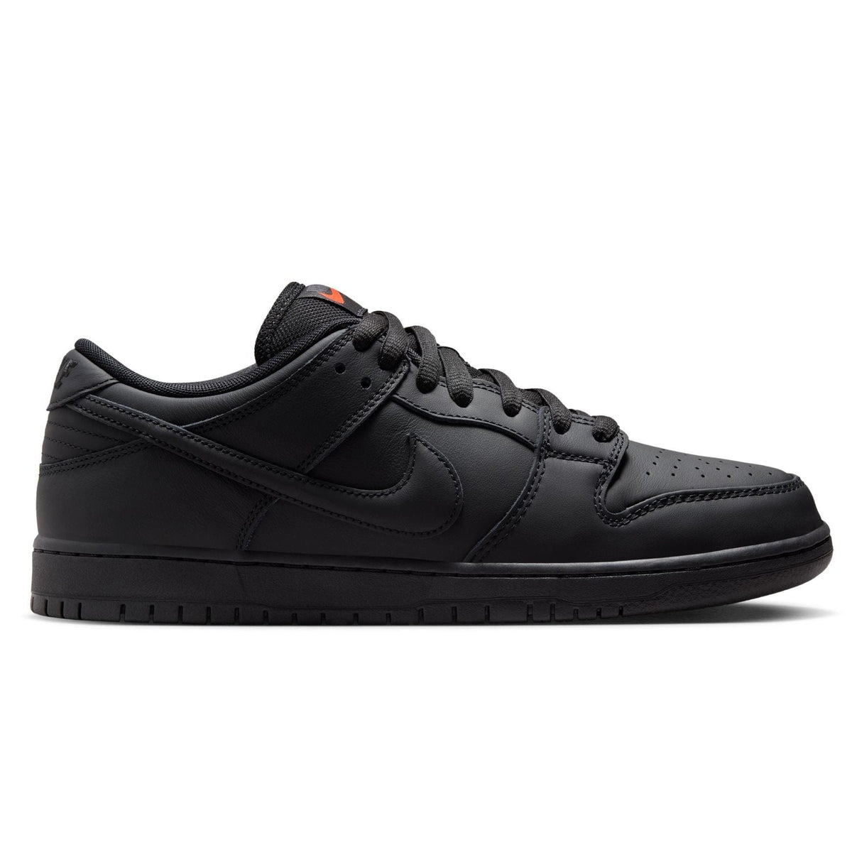 Nike SB Dunk Low Pro ISO Skateboard Shoe - Black/Black-Black-Black
