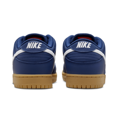 Nike SB Dunk Low Pro OL Skateboard Shoe - Navy/White-Navy-Gum Light Brown