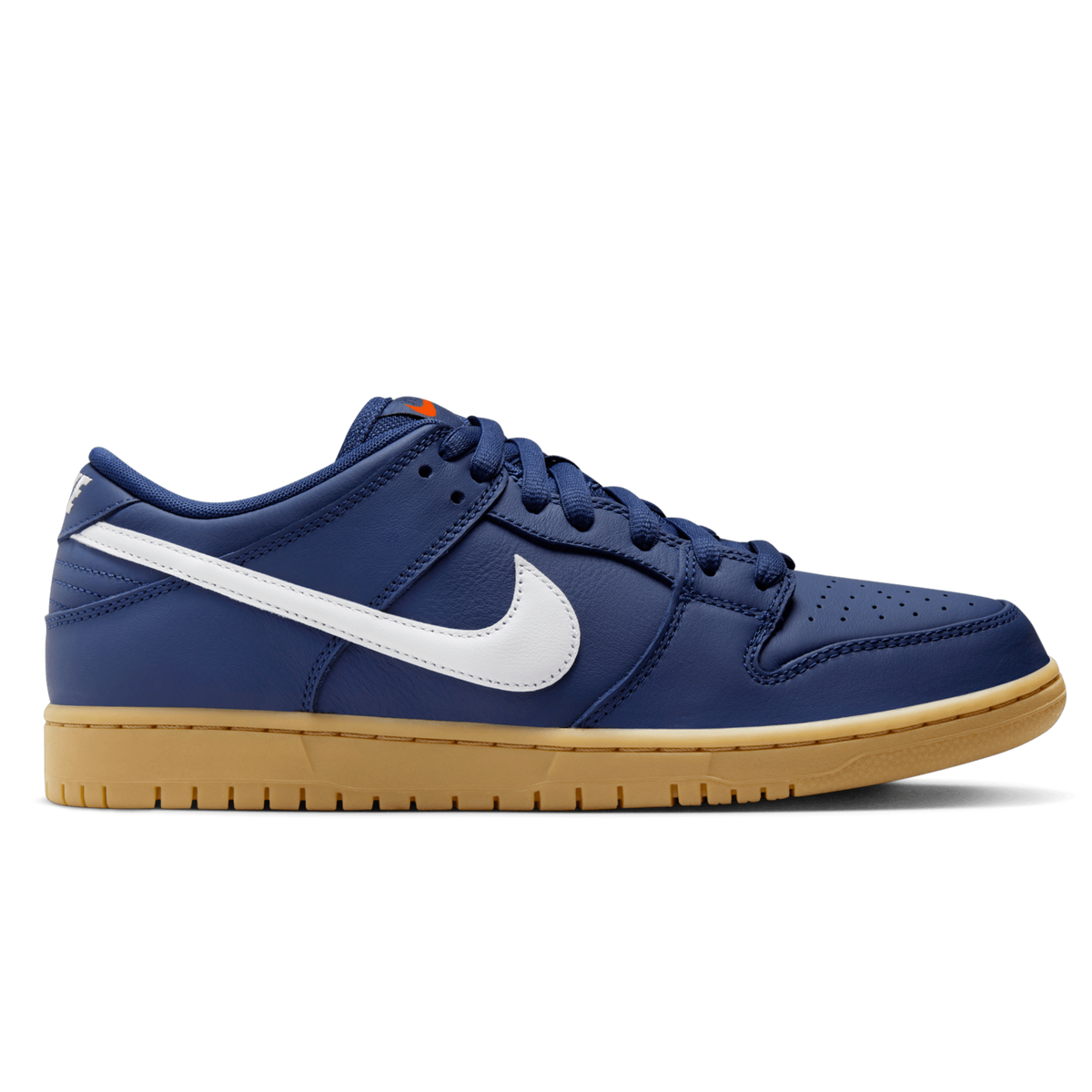 Nike SB Dunk Low Pro OL Skateboard Shoe - Navy/White-Navy-Gum Light Brown