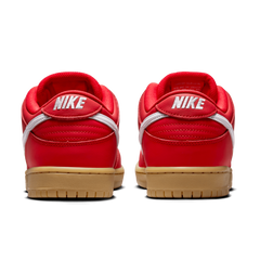 Nike SB Dunk Low Pro OL Skateboard Shoe - University Red/White-University Red