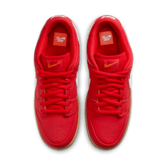 Nike SB Dunk Low Pro OL Skateboard Shoe - University Red/White-University Red