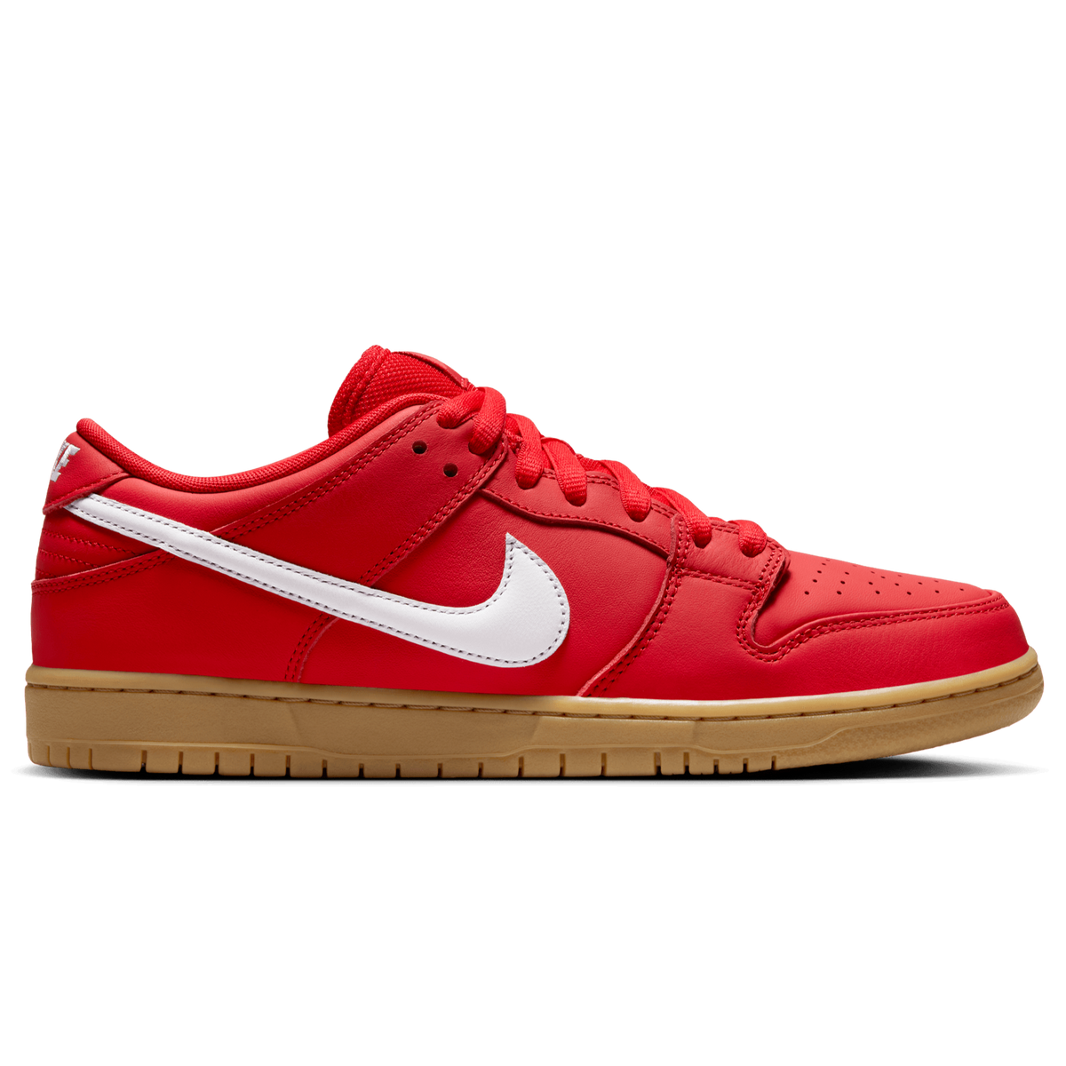 Nike SB Dunk Low Pro OL Skateboard Shoe - University Red/White-University Red