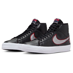 Nike SB GT Pro Blazer Mid Skateboard Shoe - Black/Metallic Silver-University Red