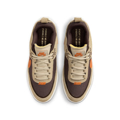 Nike SB Big Kids Day One Skateboard Shoe - Desert Khaki/Campfire Orange