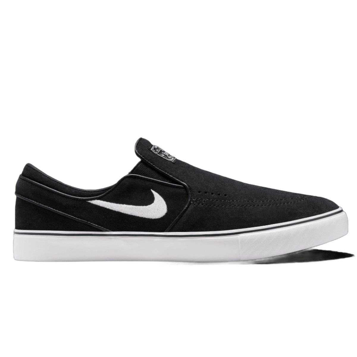 Nike SB Zoom Janoski+ Slip Skateboard Shoe - Black/White-Black-Black