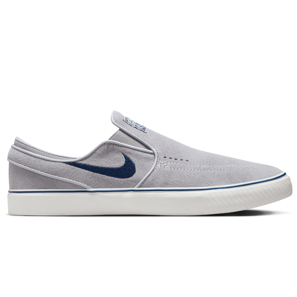 Nike SB Zoom Janoski+ Slip Skateboard Shoe - Wolf Grey/Navy-Wolf Grey-Summit White