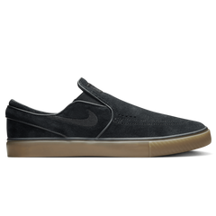 Nike SB Zoom Janoski+ Slip Skateboard Shoe - Black/Black-Black-Gum Light Brown