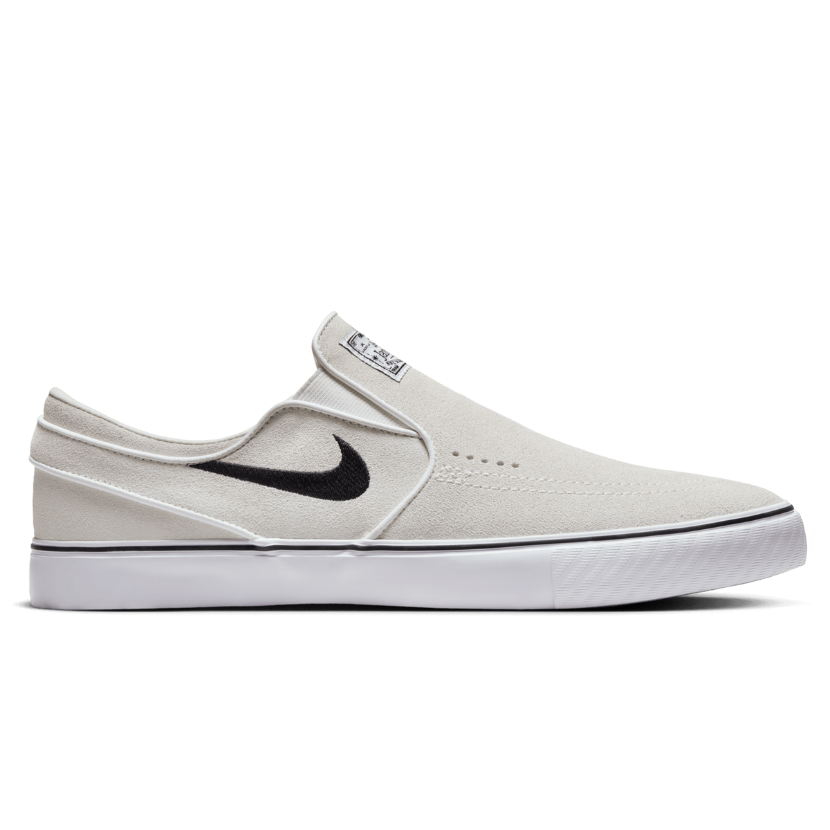 Nike SB Zoom Janoski+ Slip Skateboard Shoe - Summit White/Black-Summit White-White