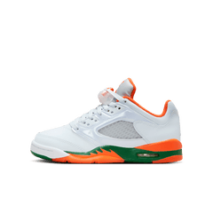 Big Kids' Air Jordan 5 Retro Low "Miami Hurricanes"