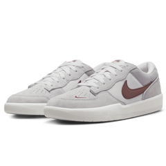 Nike SB Force 58 Skateboard Shoe - Platinum Tint/Dark Team Red-Wolf Grey