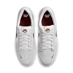 Nike SB Force 58 Skateboard Shoe - Platinum Tint/Dark Team Red-Wolf Grey
