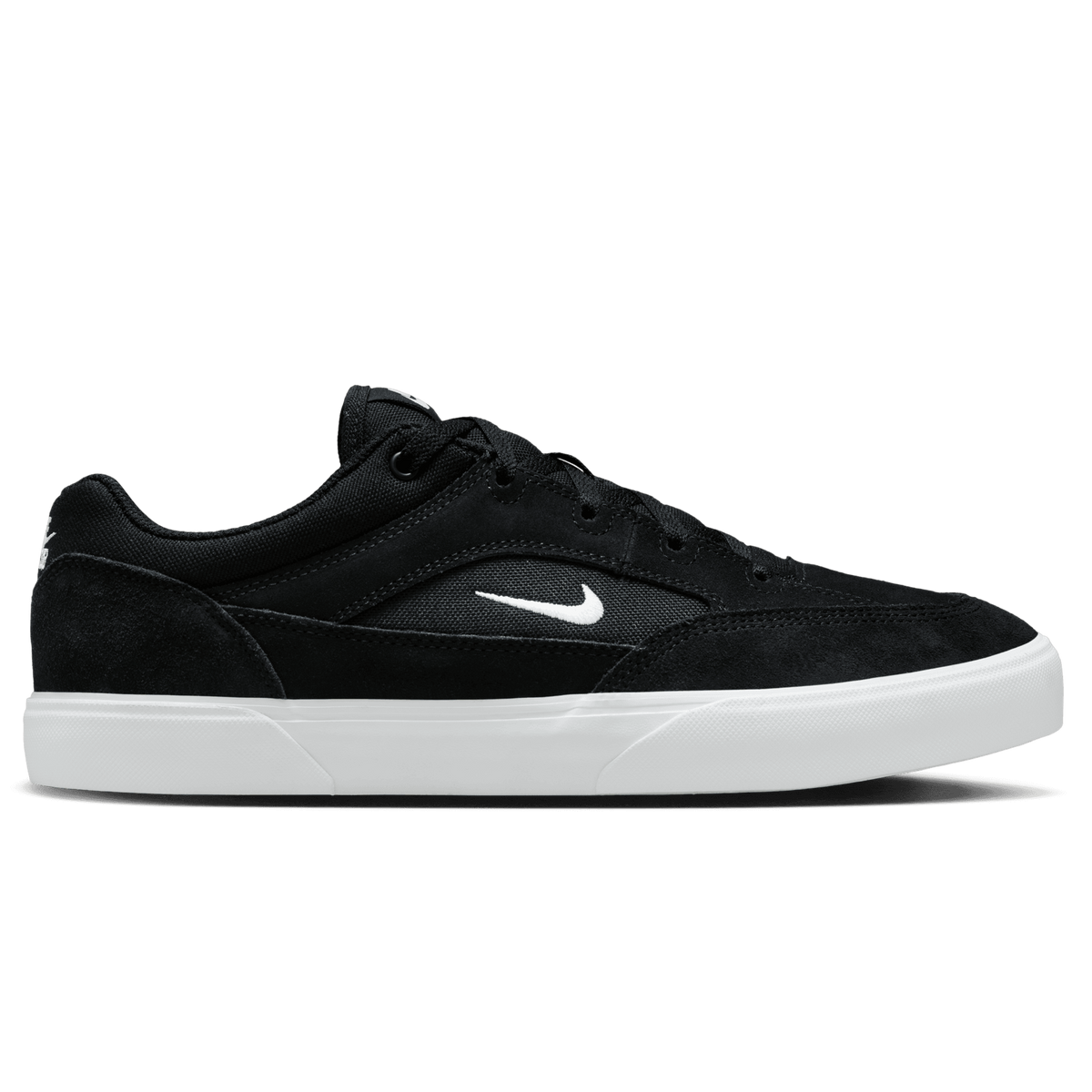 Nike SB Malor Skateboard Shoe - Black/White-Black-White