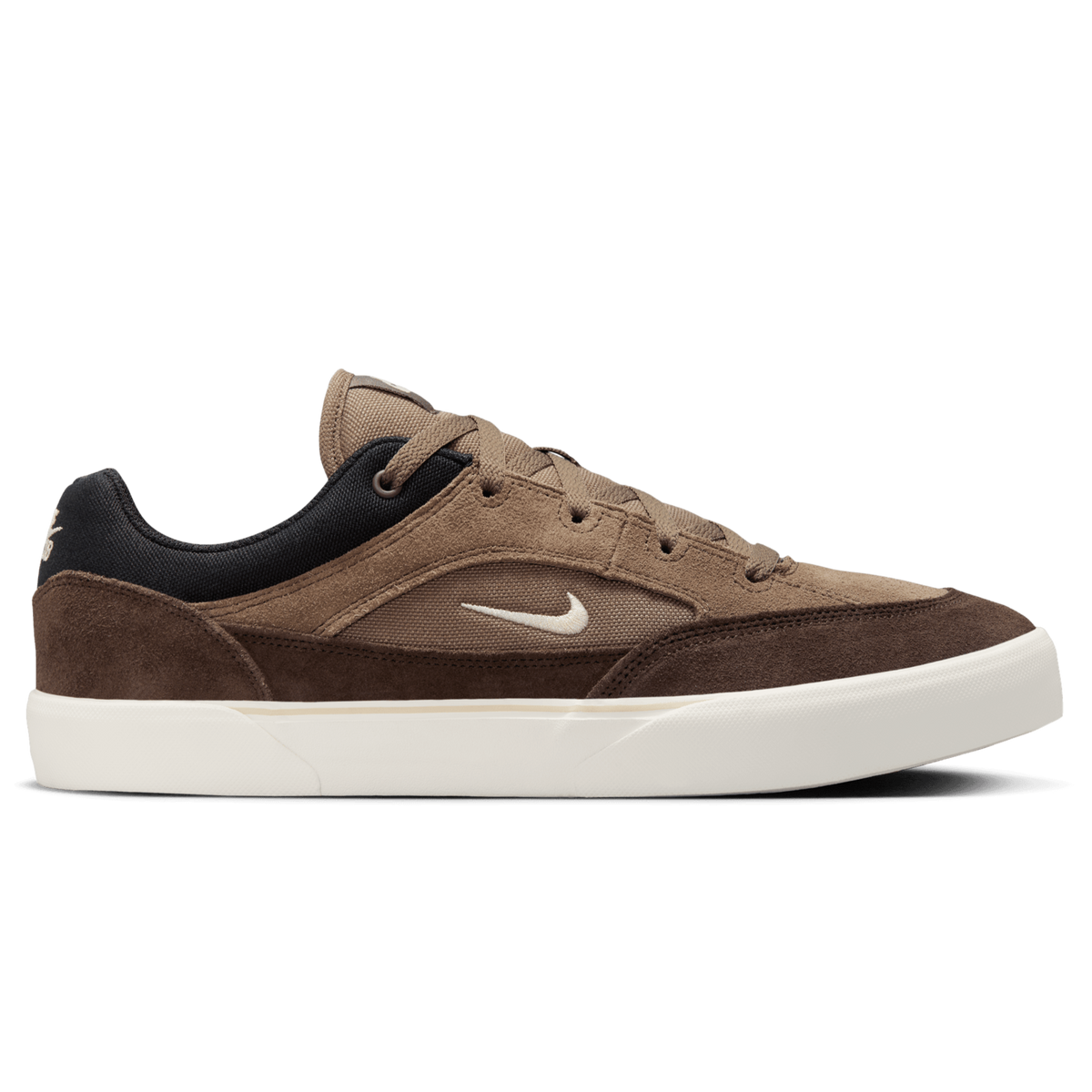 Nike SB Malor Skateboard Shoe - Ironstone/Light Khaki-Baroque Brown-Black