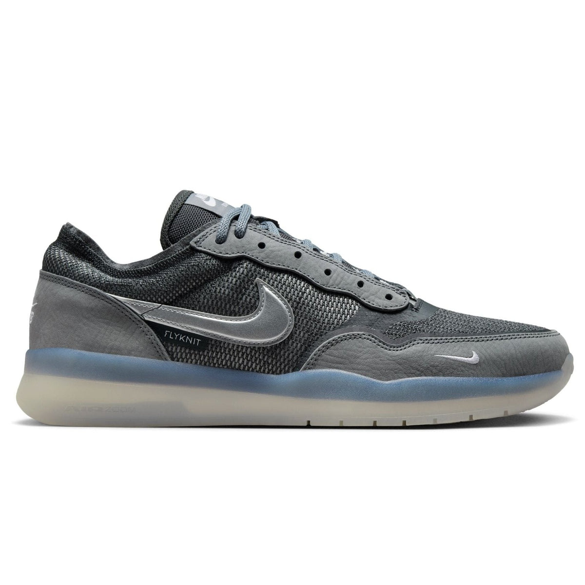 Nike SB PS8 Skateboard Shoe - Cool Grey/Metallic Silver-Anthracite