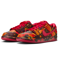 Nike SB Dunk Low Pro Skateboard Shoe - Gym Red/University Red-Multi Color